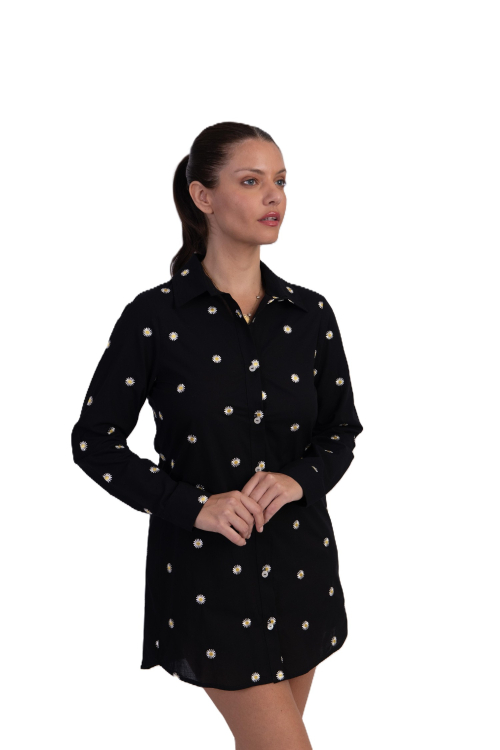 CAMISÃO CURTO DEISE PRETO