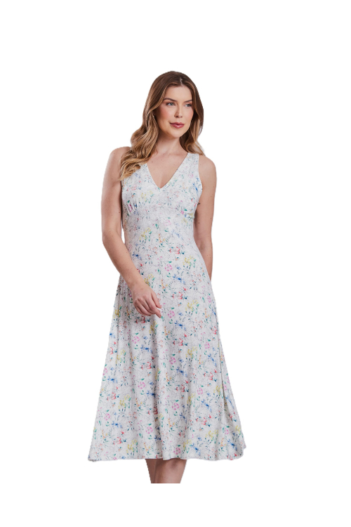 CAMISOLA MIDI WOTER COLOR OFF WHITE