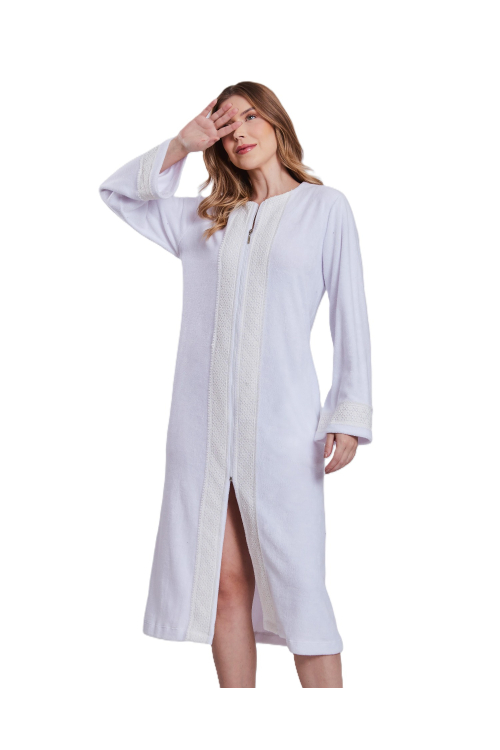 ROBE MIDI ATOALHADO KLINT 1025 BRANCO