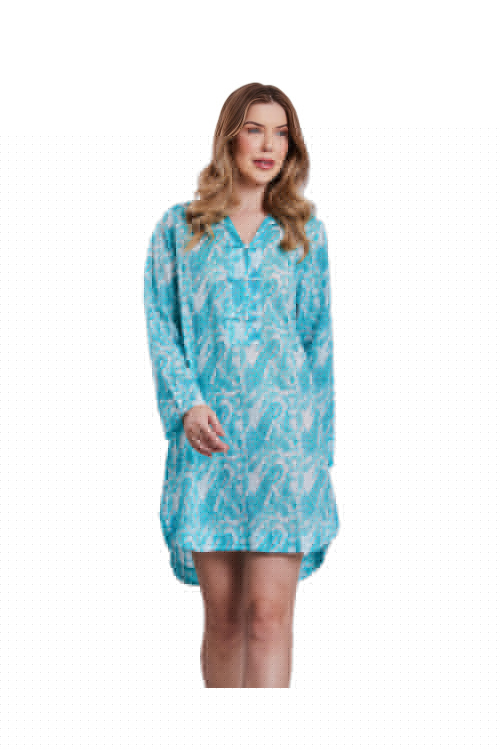 CAMISÃO CURTO CASHEMERIE VERDE