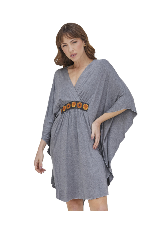 KAFTAN CURTO OUR LINE MESCLA ESCURO