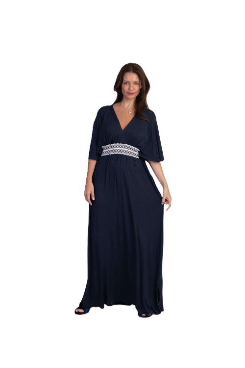 KAFTAN LONGO OUR LINE AZUL MARINHO