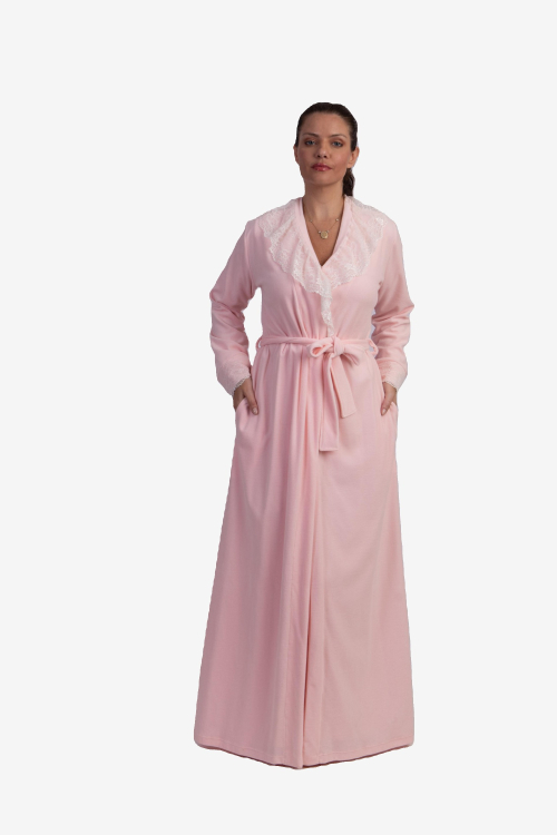 Robe Longo Flix Plush Rosa