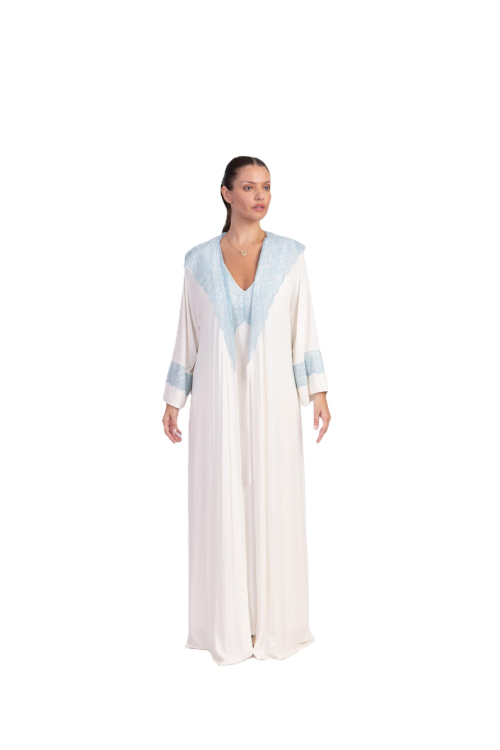 ROBE LONGO OUR LINE OFF WHITE