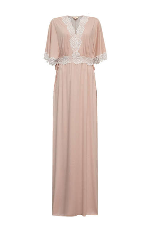 Kaftan Longo Ocean-Rose
